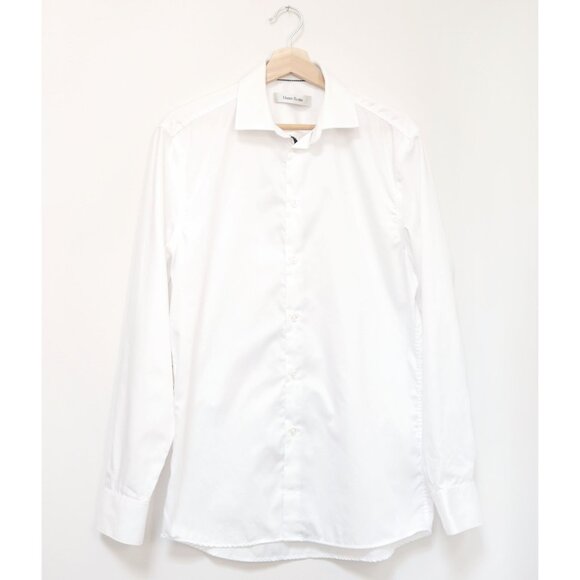 Men's Size Medium Formal White Dress Shirt by Harry Rosen - Picture 1 of 8